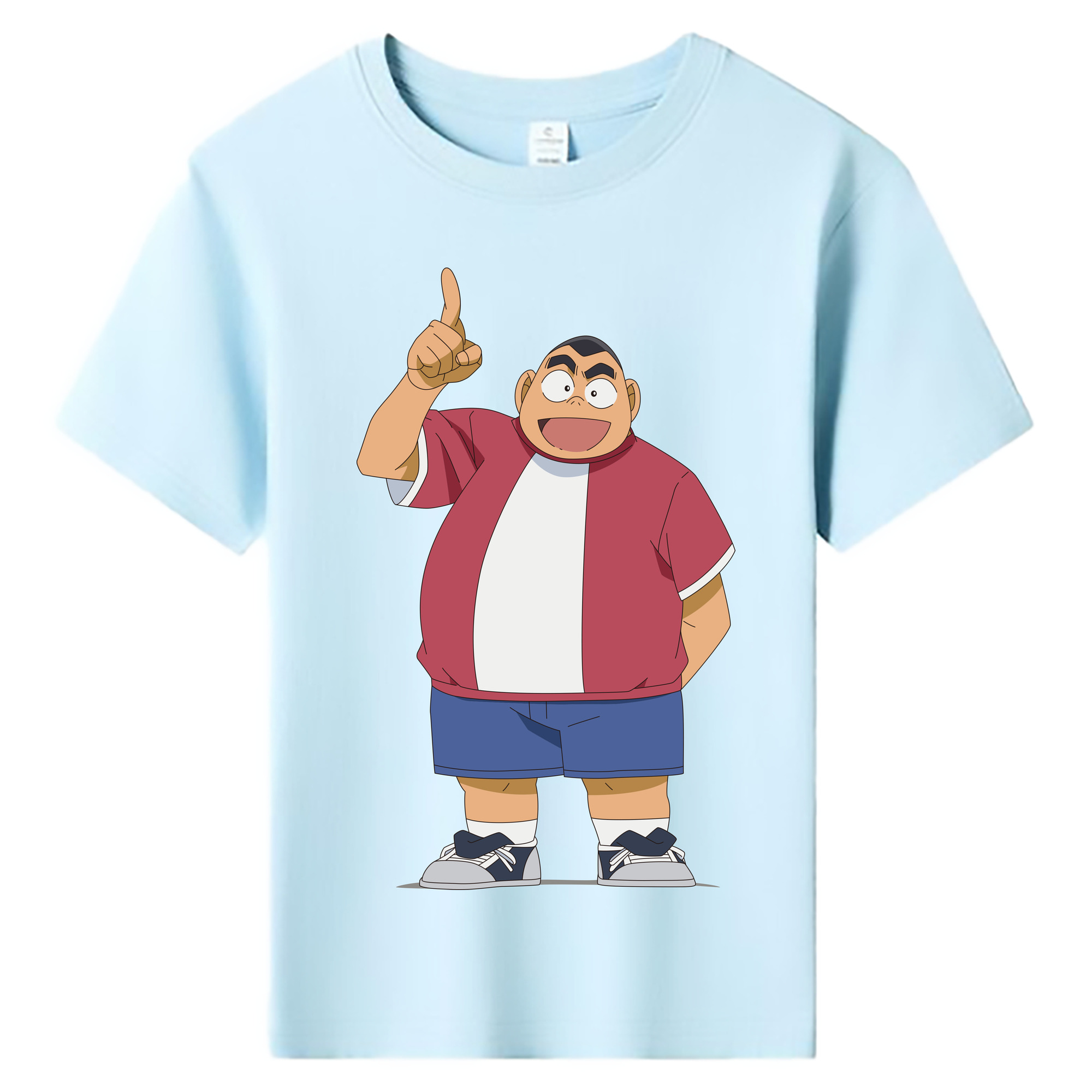（画像用） 名探偵コナン 小嶋 元太 こじま げんた Detective Conan Kojima Genta 綿100％キッズTシャツ（フロントプリント）